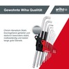 9-piece Hexagonal ball-head pin-wrench set Wiha 35480 1,5/2/2,5/3/4/5/6/8/10.