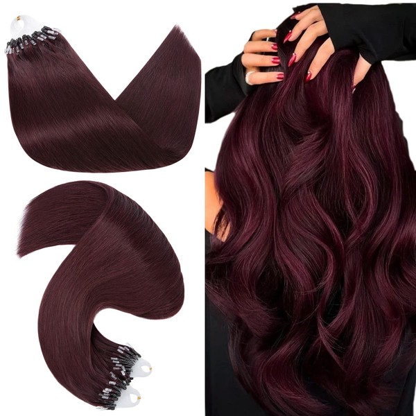 Hairro Microlink Human Hair Extensions Micro Loop Remy Hair For