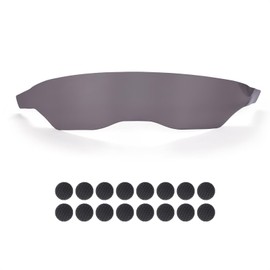 Kiawnia Headlight Lens Cover, Front Headlight Guard for Harley Davidson CVO Road Glide FLTRXSE 2023-2024 & ST 2024, Waterproof Anti-Scratch Headlight Protective Cover (Dark Brown)