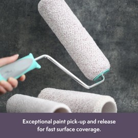 Axus Decor Silk Touch Roller, Medium Pile (Mink Series) For Professional and DIY Projects, Suitable for Smooth & Slightly Textured Walls or Ceilings, Sleeve Core Diameter, 9"/230mm,44mm core