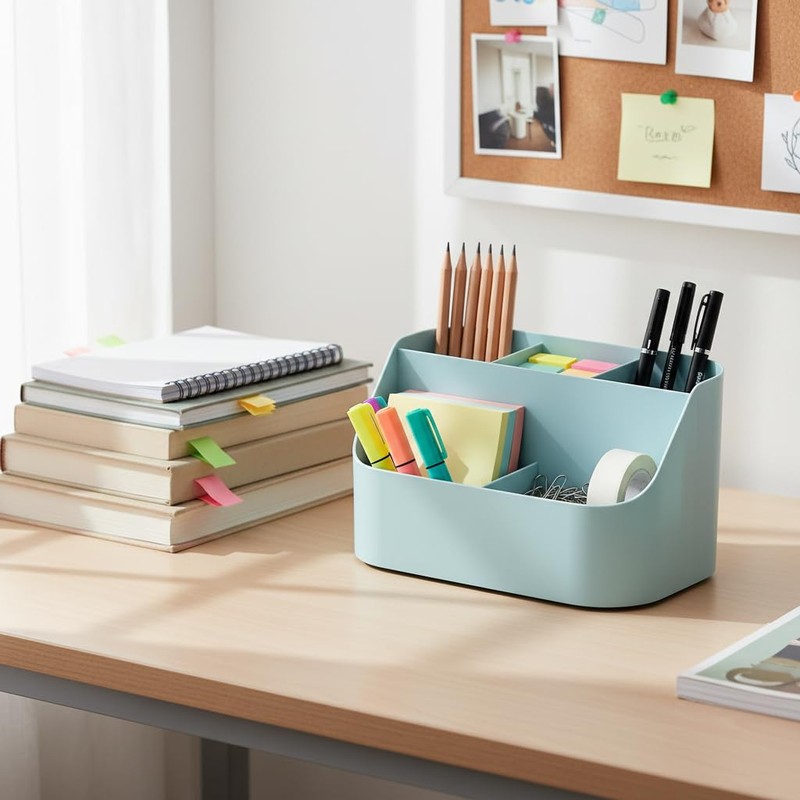 Saikvi Pen Holder Desk Organizer Office Storage Desktop Organizers and