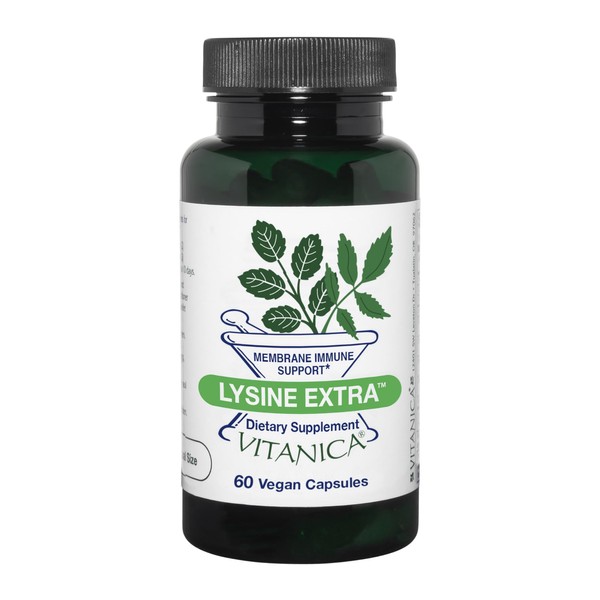 Vitanica Vitanica Lysine Extra, Immune System Support, Vegan, 60 Capsules