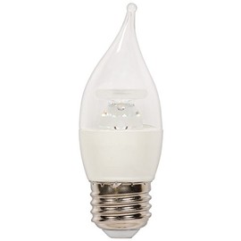 Westinghouse 3314600 Flame Tip CA11 Dimmable LED Energy Star Light Bulb with Medium Base, 5W, Warm White