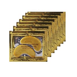 Boolavard® 10 Pairs of New Crystal Gold Dust Gel Collagen Eye Mask Masks