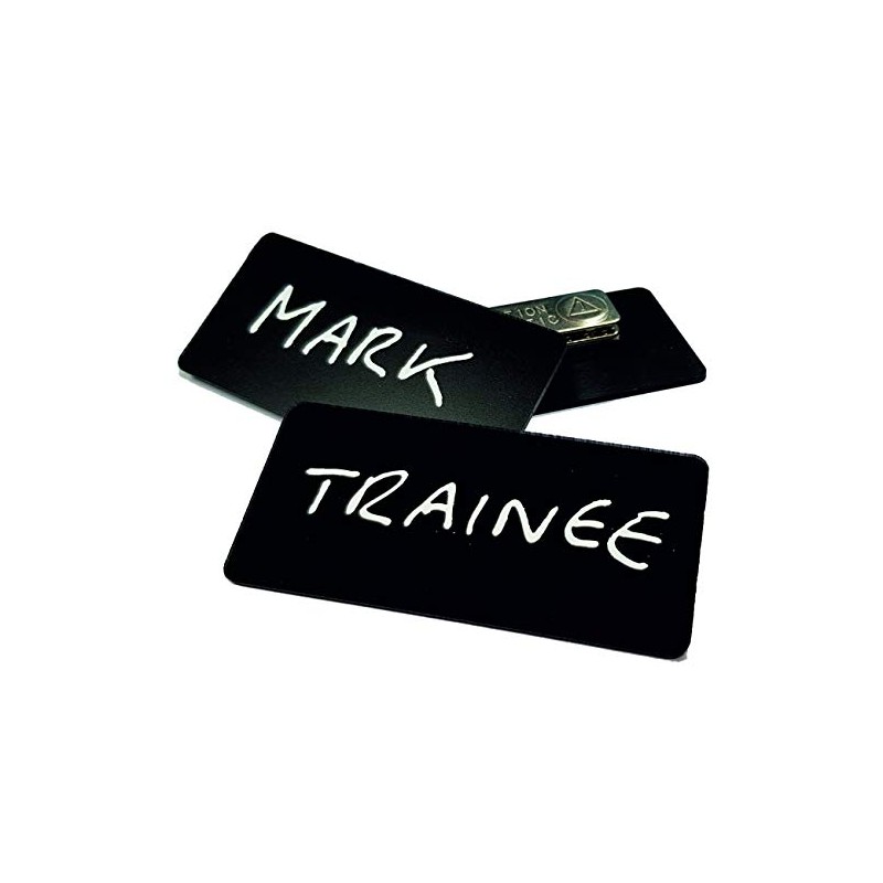 Customcard Ltd Chalkboard Write on Reusable Name Badges with Magnet