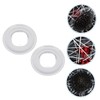 KOMBIUDA 2 Pcs Transparent Lightweight Rear Hub Protector for Mountain
