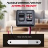 Vkinman RV Dimmer Switch 12V DC for LED Halogen Incandescent