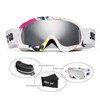 JUST GO Kids Ski Goggles with EVA case, Snowboard Snow