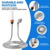 Sink Hose Attachment Hose:Portable Sink Hose Faucet Spraye Dog Shower,Stainless