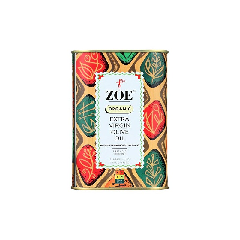 Zoe Olive Oil - Organic Extra Virgin - Case of