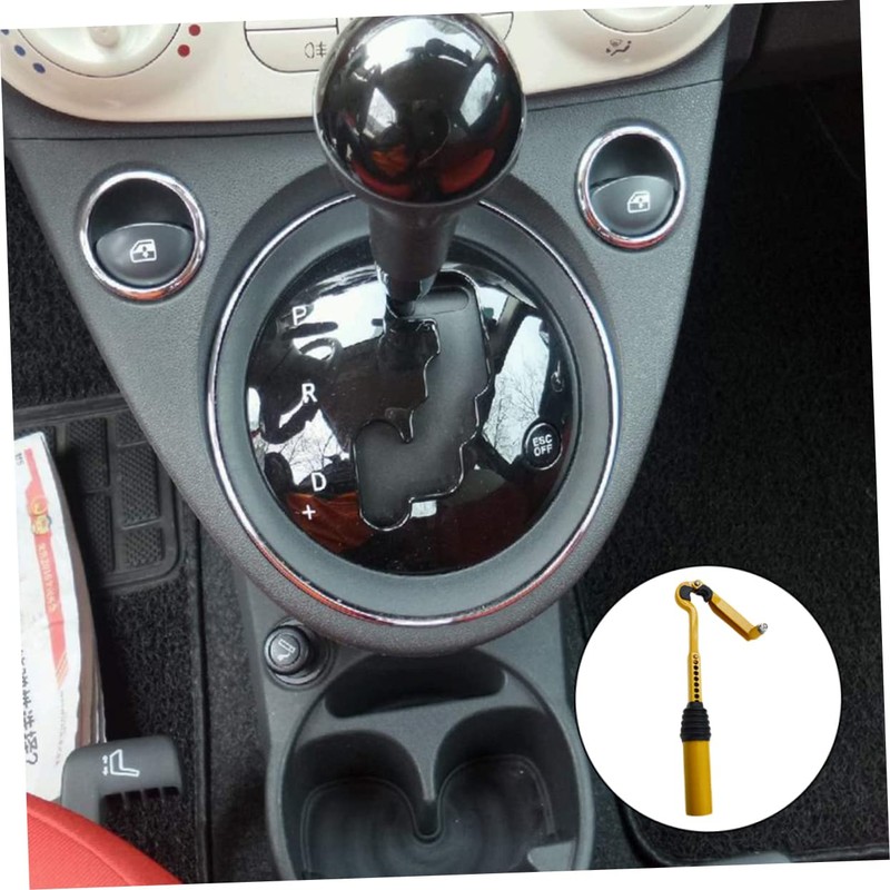 DOITOOL 1pc Durable Steel to Gear Stick Lock Anti-theft Car