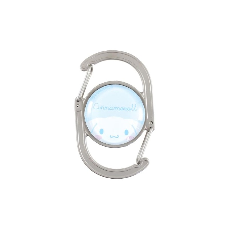 T'S Factory SR-5541837CR Double Carabiner Keychain Sanrio Characters Cinnamoroll, Blue