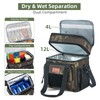 HSHRISH Tactical Lunch Bag, Double Layer Insulated Cooler Bag for