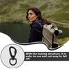 2pcs dog lead clips - with swivel snap hooks -