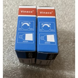 Vinaco 4 Pack- 50W/75W/100W Vinaco Bulbs 120V JD Type T4 E11 Dimmable Mini Candelabra