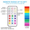 BLS LED Puck Lights with Remote Control, 13 Color Changing
