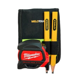 MELOTOUGH Tape Measure Holder Tape Clip Tool Holder with Drill Bit Tote