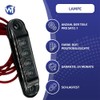 Web Truck Slim Marker Light, Marker Light, Dark Graphite, Red,