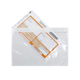 Supfive Document Wallets Closed Pack of 100 (Transparent, DIN L, 225 x 122 mm)