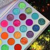 Afflano Neon Makeup Palette Eyeshadow, Glow in the Dark Colorful