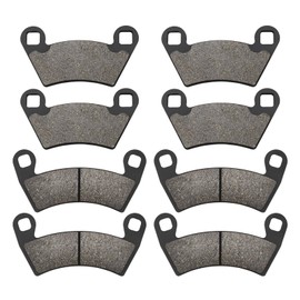 Brake Pads Front and Rear for Polaris Ranger 900 800 700 500, RZR 900 XP, Ranger 900 XP, Ranger 800 XP 4x4, Ranger XP 700, RZR 4 800, RZR 900, Ranger 500 Crew, Ranger Diesel, Ranger EV