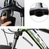 Alomejor Telescopic Folding Bike Mudguard Set Plastic Outdoor Mudguard Bicycle