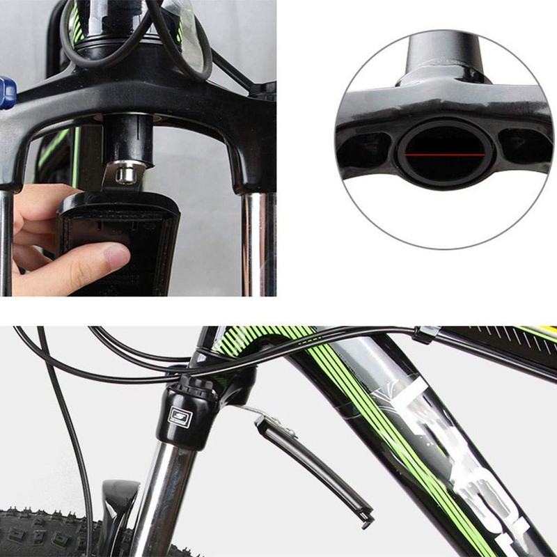 Alomejor Telescopic Folding Bike Mudguard Set Plastic Outdoor Mudguard Bicycle