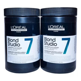 L'Oréal Loreal 2x Polvo Decolorante Multi Tech Clay Blond Studio 7
