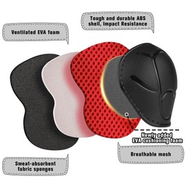 iMoebel Set of 6 Protectors Protector Set, Inline Protective Equipment, Protector Set, Children, Knee Pads, Elbow Pads, Hand Guards, Adjustable for Skating, Scooter, Skateboard