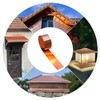 Uxney Copper Sheet Roll-Copper Flashing 99.9% Pure-1000x50x0.5mm(LxWxT)-1Pack-Applicable to Various House