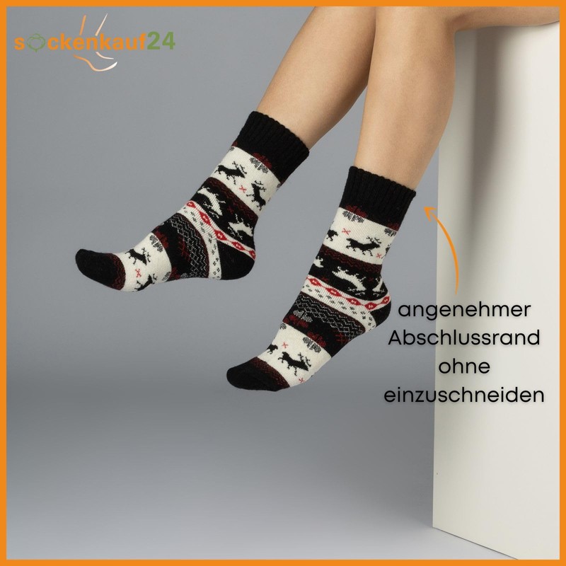 Women's Thermal Socks (5 Pairs) Warm Winter Socks Soft Wool