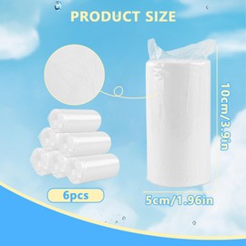 12 Rolls Travel Toilet Tissue Coreless Portable Toilet Tissue - Compact and Soft, Ideal for Camping, Hiking, Travel, and Outdoor Activities (12)