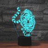 SUPERHONGJIHAO Night Light for Children, 3D Tiger LED Lamp with