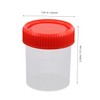 KICHOUSE Pcs Leak-resistant Cups Ml Plastic Specimun Cups for Medical