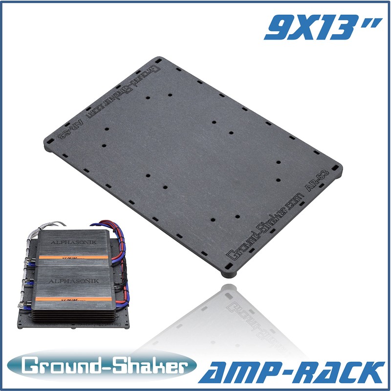 12 Volt ABS Car Stereo Amp Rack/Amp Holder Car Audio