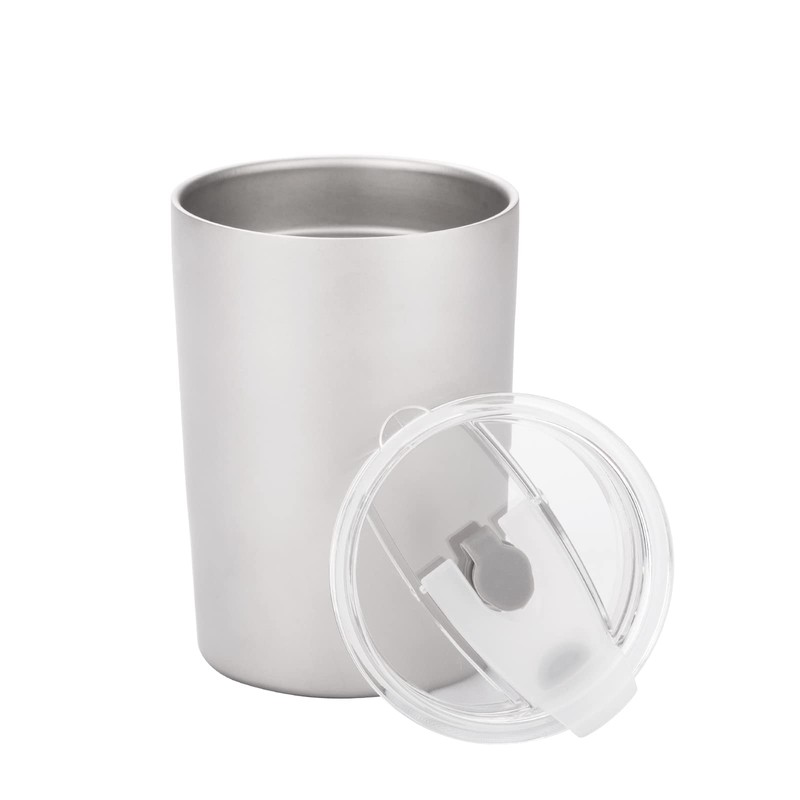 SILVERANT Titanium Ultralight 400ml/14 fl oz Double Wall Coffee Cup