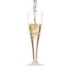 100 Plastic Champagne Flutes - 5 Oz Disposable Clear Champagne
