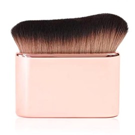 Lingtoolator - Body Makeup Brush para Auto Bronceador y Fundamento Corporal, Brocha Kabuki de Rose Gold