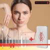 Mitesserentferner Komedonenquetscher Set,Mitesser Entferner,Hochwertiger Blackhead Remover,Akne-Entferner-Set,Pinzetten-Set mit Metallgehäuse(Silber)