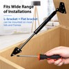 ARANA Gas Struts 20 inch 80 lbs/356N with Brackets(Non-Detachable), 20"