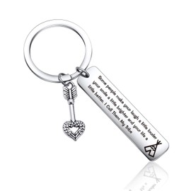 Keytells Teepee gift Tribe jewelry outdoor activities keychain outdoor lover gift outdoor keychain Long Distance Friendship Gift for Friend Family Team Gift Bridal Party Gift
