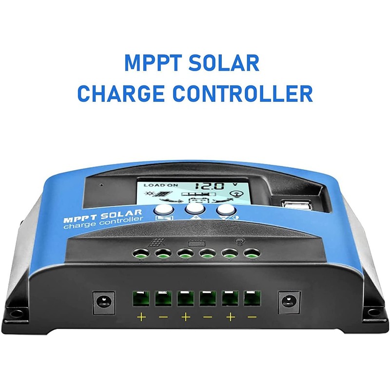 100A MPPT Solar Charge Controller, Solar Charger Controller with LCD