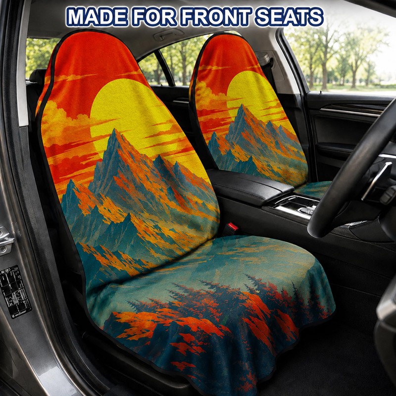 CORTHENA Car Seat Towel Cover 2 Pack for Front Seats,