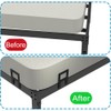 6 PCS Mattress-Slide-Stopper,Non-Slip Mattress Stalls,Mattress-Holder for Metal Bed-Frame,Thicked and Wider
