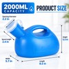 Portable Urinal Bottle with Tube for Bedside Use – 2000mL