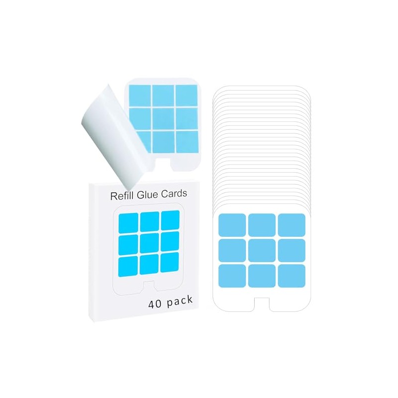 40 Pack Refill Glue Cards Compatible with Safer Home Fly