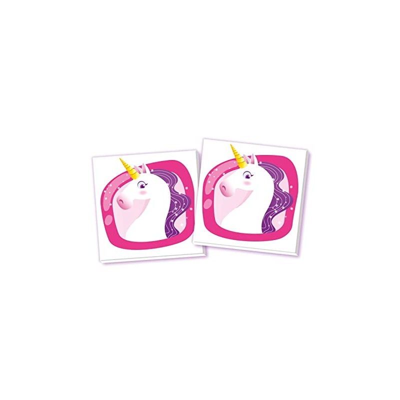 Clementoni - 18031 - Memo - Unicorni, Gioco di Memoria