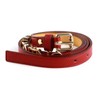 VALENTINO Emma Winter Belt W95 Rosso - Can be Shortened,