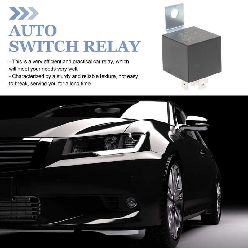 Mobestech 5pcs Relay Automotive Switch Relay Pin Car Part with
