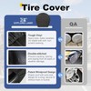 Explore Land Tire Covers 4 Pack - Tough Wheel Protector